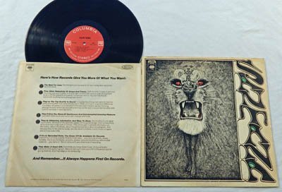 Carlos Santana - Santana 1969 Debut Lp Santana (Two) - Columbia Records - Original 