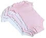 Miniwear 5 Pack Short Sleeve Bodysuit in Pink: 0-3 Months