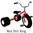 Dirt King Child Dually Tricycle (Red) Heavy Duty