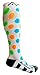 A-Swift 1-Pair Below Knee High Socks, Polka Dot