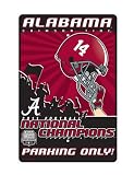 Alabama Crimson Tide 2011 BCS National Champions 12x18 Plastic Parking Sign