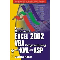 Learn MS Excel 2002 VBA/XML Programming