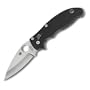 Spyderco Manix 2 G-10 Plain Edge Knife, Black