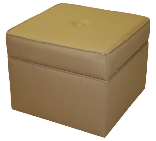 Khaki Kids Upholstered Storage Cube