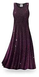 Plus Size Petite A-line Round Neck General Print Polyester/Spandex Sleeveless Maxi Dress 