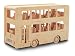 Double-Decker Bus - Woodcraft Construction Kit