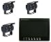 Tri-View Color Back Up Camera System