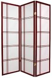 Best Simple Office Partition - 5ft. Double Cross Japanese Shoji Privacy Screen Room Divider - 6 Colors - 3, 4, 5, 6 Panels