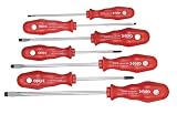 Felo 0715716054 Set of 7 Slotted & Phillips Screwdrivers, 200 Series