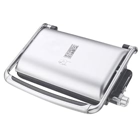 George Foreman 10946 Cafe George Grill with Sloped Grill Design and Variable Temperature Control