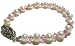 Jewelry : Annelise Bracelet for Children featuring Freshwater Pearls and Pink Swarovski Crystals