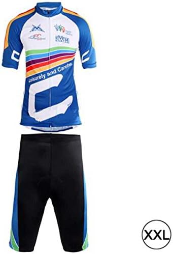 DS-Cycling Short Sleeves Jersey + Shorts Set for Men (Size: XXL) ~.