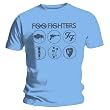 Mens T-Shirt Foo Fighters Album Collection Light  5013Tscpx