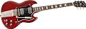 Gibson Custom Custom Robby Krieger 1967 SG VOS Electric Guitar, Aged Dark Heritage Cherry