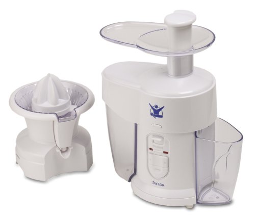Biggest Loser AJ-1400-BL 2-in-1 Double-Up 2-Speed Fruit-and-Vegetable Processor and Juicer