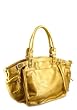 Golden Geneva Boat Tote/Handbag with Side Zippered Pockets