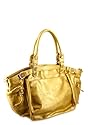 Golden Geneva Boat Tote/Handbag with Side Zippered Pockets