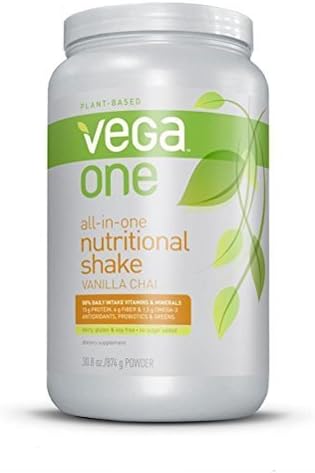 Vega One All-in-One Nutritional Shake, Vanilla Chai, Large Tub, 30.8oz by Vega - HPC