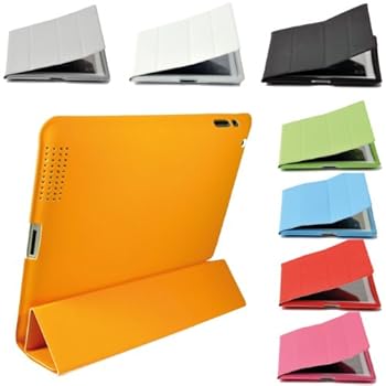 Etui de protection pour Apple iPad 2 et iPad 3 avec fonction Smart Cover Coque, couleur:orange Etui de protection pour Apple iPad 2 et iPad 3 avec fonction Smart Cover Coque, couleur:orange