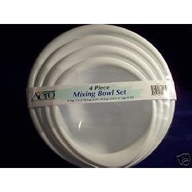 Aero Green 4 pc Mixing Bowl Set by Aero
