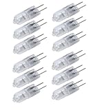Ex-Pro® 12 Pack - Clear 10w G4 12v 2 Pin Halogen Capsule Bulbs / Lamps 2000hrs