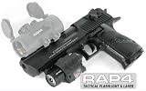 Desert Eagle Paintball Pistol and Quick Detachable Tactical Flashlight with Laser Combo