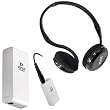 Pyle Wireless Headphones and Amplifier Package - PPCM20 Wireless Headset/Headphones With Base Station and USB Transmitter for PC/Mac For Video/Voice Chat - PHE3AW Headphone Amplifier With Bass Boost