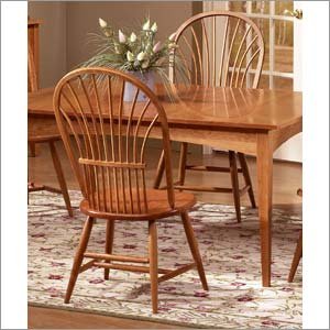 Chatham Furniture 6592S (Antique) Highland Road Cherry Fan Back Side Chair Finish: Antique