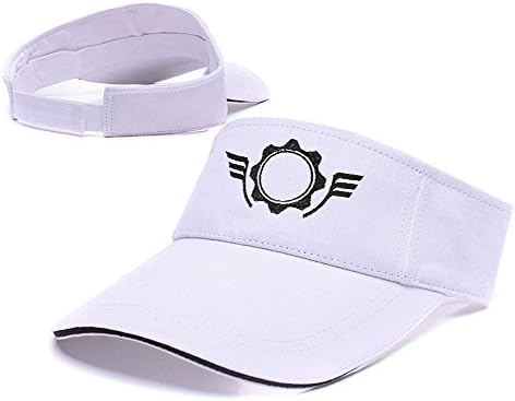 ZHHUA Gears of War Coalition of Ordered Governments Flag Logo Adjustable Embroidery Tennis Golf Baseball Hat Sun Visor Cap White