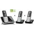Siemens Gigaset S810A mit Anrufbeantworter + 2x S810H Trio