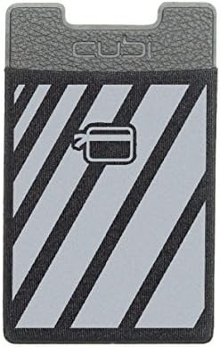 CardNinja Ultra-slim Self Adhesive Credit Card Wallet for Smartphones, Black Reflective Sport