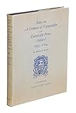 Notes on a century of typography at the University Press, Oxford, 1693-1794