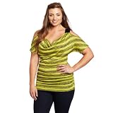 My Michelle Juniors Plus-Size Stripe Top