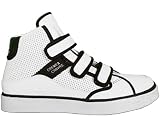 Cream & Canvas SC300 White/Black Mens Sneakers 100300-101