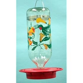Best-1 32oz Handpainted Hummingbird Design Feeder by Best-1