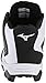 Mizuno Men's 9 Spike ADV FRHSE 8 Mid Baseball Cleat, Black/White, 12 M US
