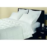 8" Sewn-Thru Boxstitch Lightweight Snow White Down Comforter Size: Super King