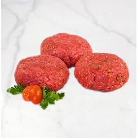 Dry Aged Prime Porterhouse Steak Tail Burger 8 Burgers - 6 oz each by Prime Time Butche