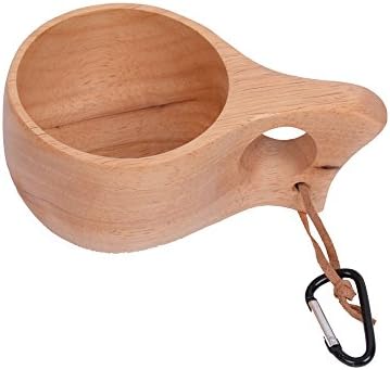 Nordic Handmade Kuksa 1 Holes, Finnish Portable Wooden Outdoor Camping Drinking Cup, Coffee Mug/ Wooden Portable Cup/outdoor /drinking Cup/camping Mug/teacup Series