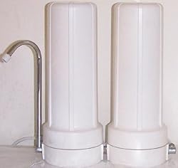Aqua Filter Plus AFP210CT Double-Tank Filtration System Counter-top