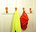 SmartHook ColorZ Garment Friendly Single Coat Hook Tangerine Orange