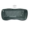 Adesso 2.4 GHz RF Wireless Mini Keyboard with Optical Trackball