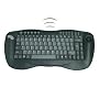 Adesso 2.4 GHz RF Wireless Mini Keyboard with Optical Trackball