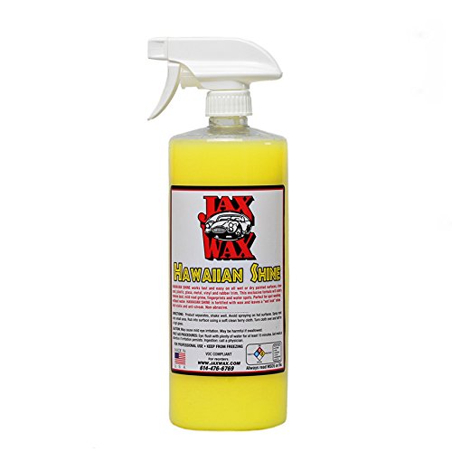 Jax Wax Hawaiian Shine Professional Wax As You Dry Spray Car Wax 32 Oz