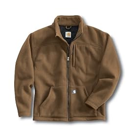 Carhartt Mens Textured Polyester Fleece Jacket by Carhartt