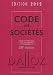 Code des soci�t�s 2012 comment�
