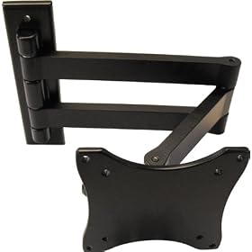 Cantilever LCD Monitor TV Arm Bracket Wall Mount with Swivel and Tilt