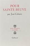 Pour Sainte-Beuve