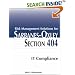 Risk Management Solutions for Sarbanes-Oxley Section 404 IT Compliance