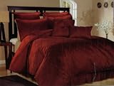 Valencia Satin Diamond Duvet Cover and Shams Set